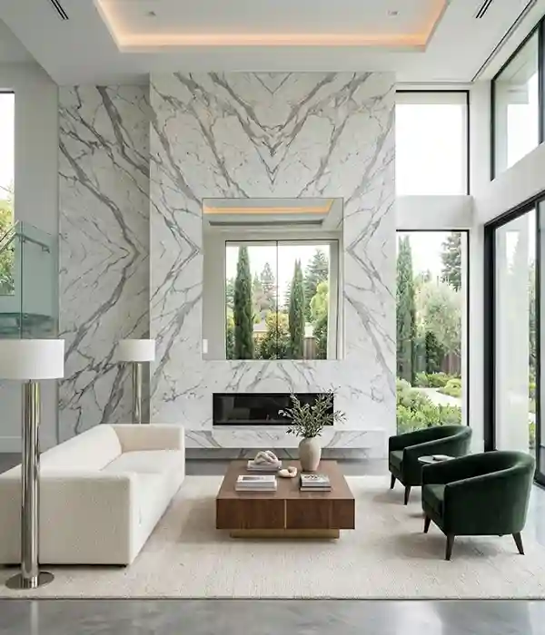 Statuario Living Room Wall