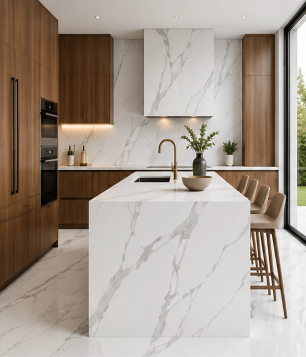 Statuario Luxe Kitchen Countertop
