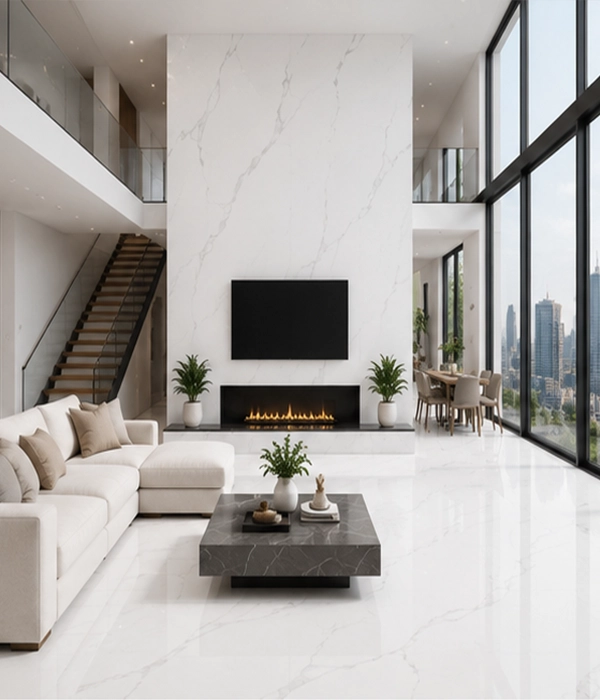 Statuario White Flooring